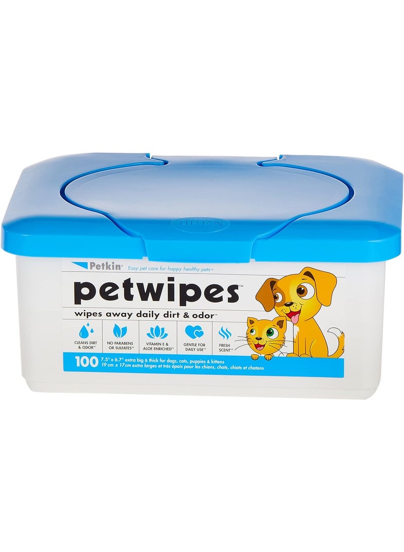 بيتكين مناديل بيتكين للحيوانات الأليفة 100 قطعة - Image 1